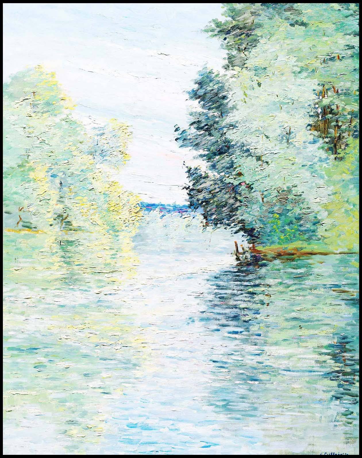 Gustave Caillebotte - Le Petit Bras de la Seine à Argenteuil | HakyAr ...