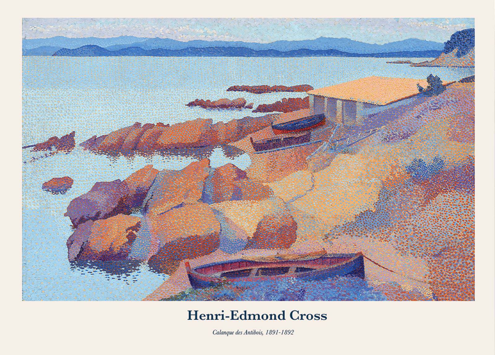 Henri-Edmond Cross - Calanque des Antibois Poster – Hakyarts