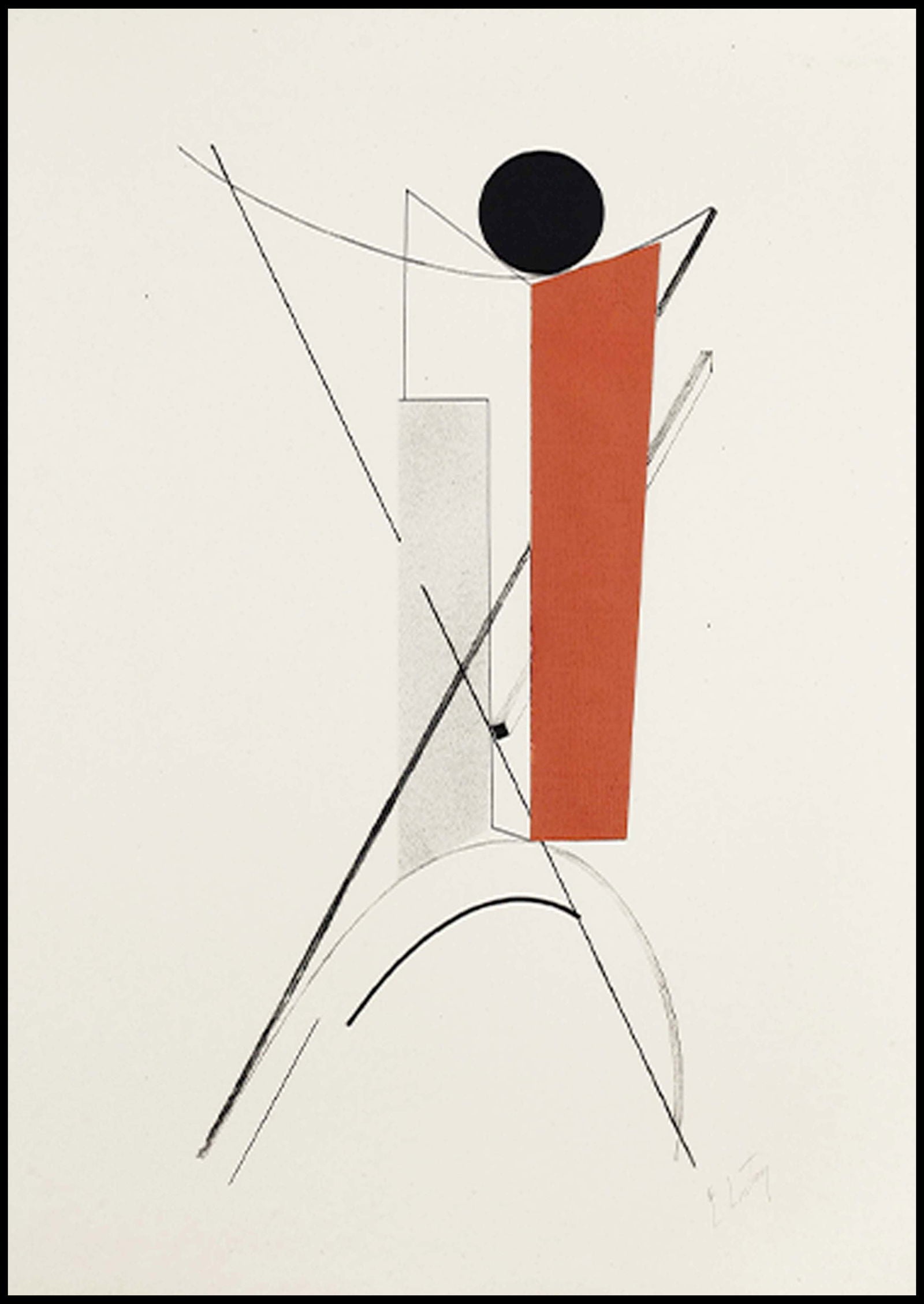 El Lissitzky – Proun 19D – Iconic Constructivist Art Print – Hakyarts