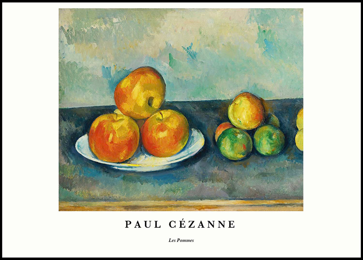 Paul Cézanne - Les Pommes Poster