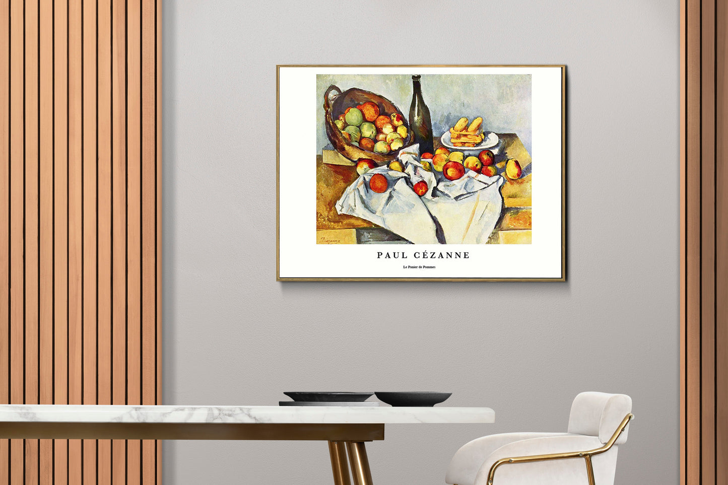 Paul Cézanne - Le Panier des Pommes Poster