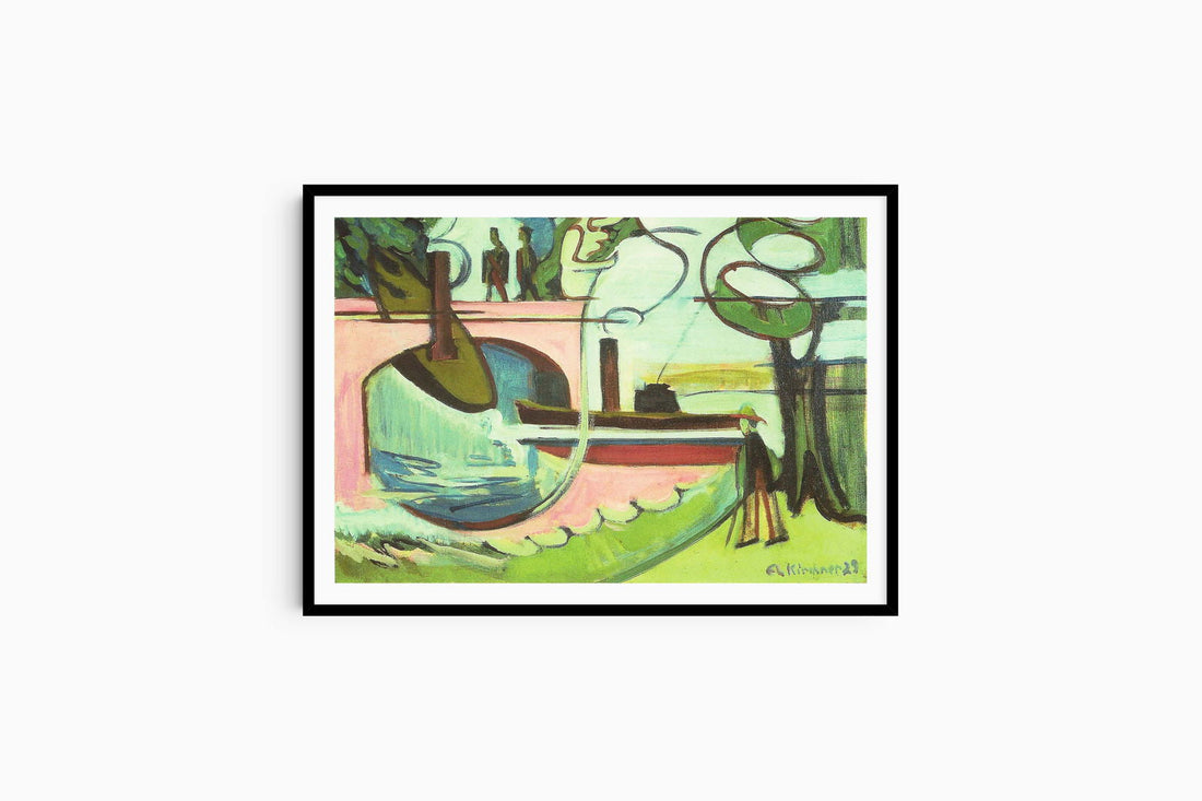 Kirchners Farben: Moderne Posterideen für dein Zuhause