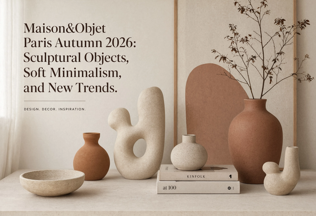 Maison&Objet Paris Autumn 2026: Sculptural Objects, Soft Minimalism, and New Trends