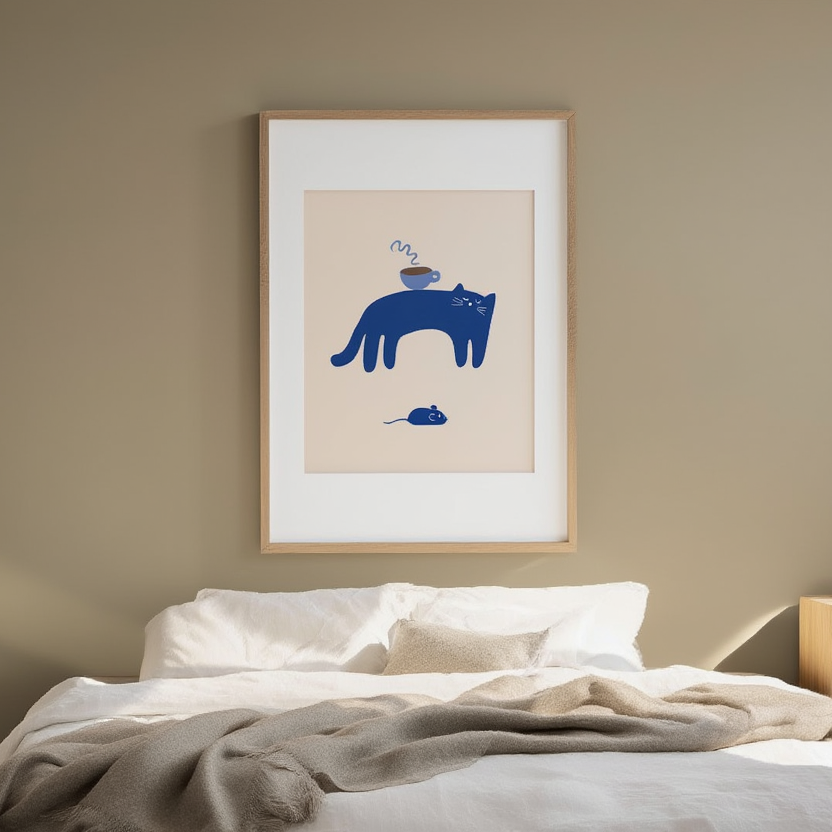 Pairing blues, neutrals, and metallics with your prints