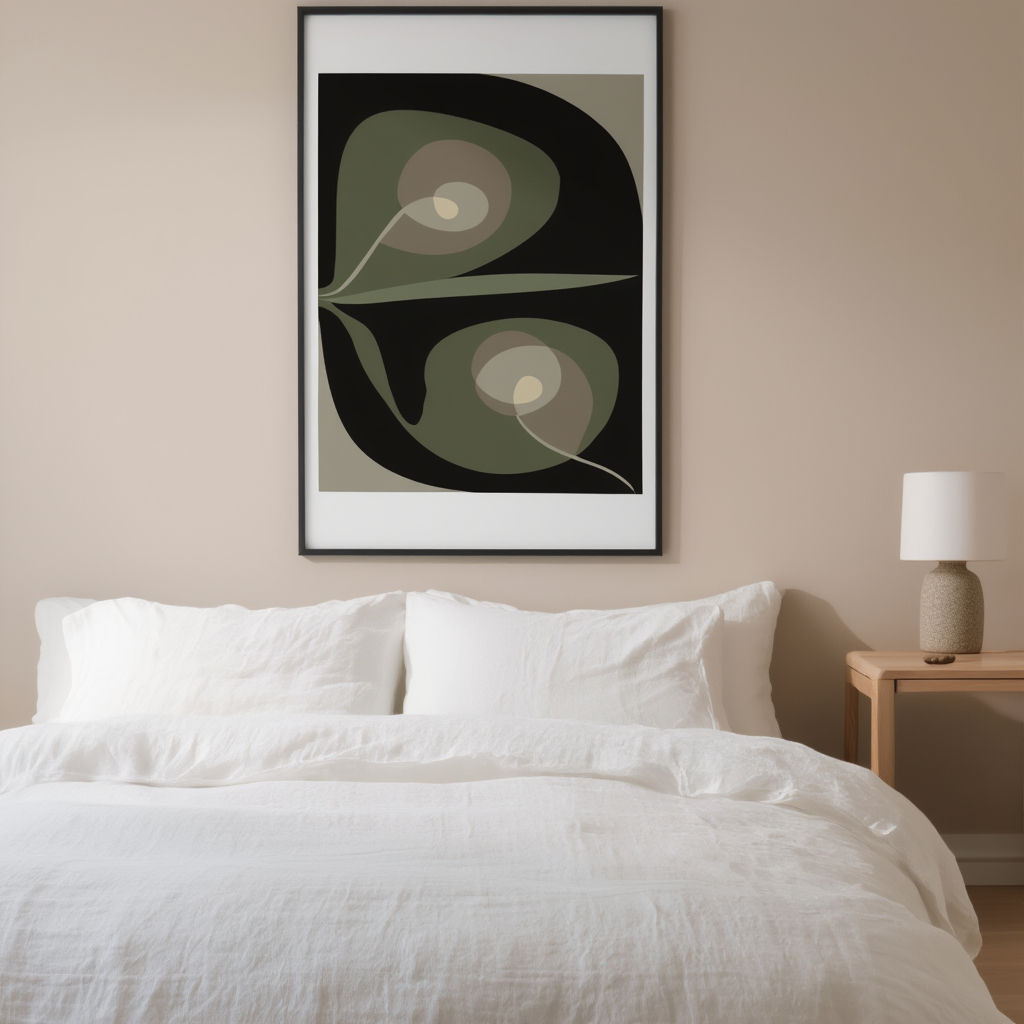 Les affiches d’art abstrait qui transforment un intérieur moderne