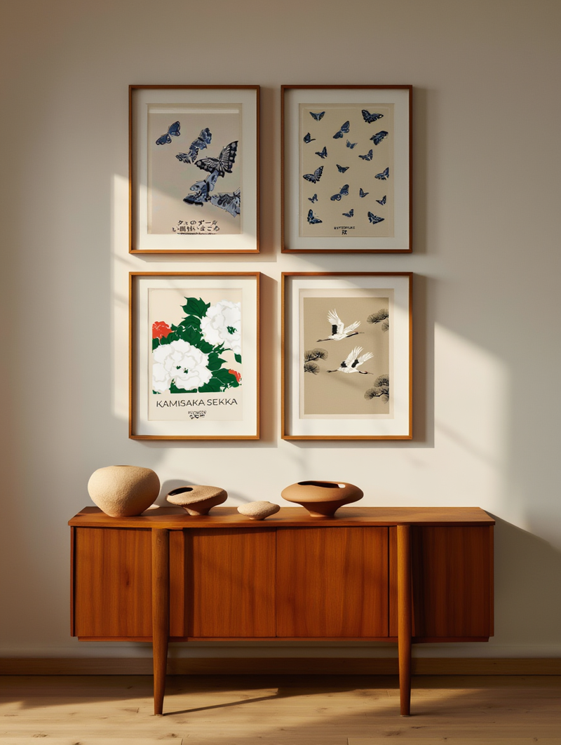 Kamisaka Sekka Wall Art Prints - Mix and Match