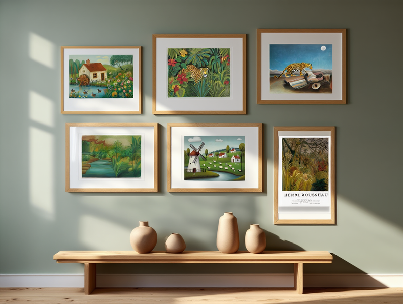 Henri Rousseau Wall Art Prints - Mix and Match