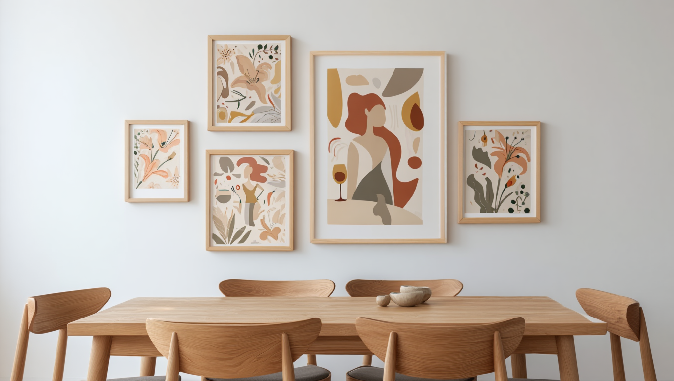 Abstract Gallery Wall Art Sets