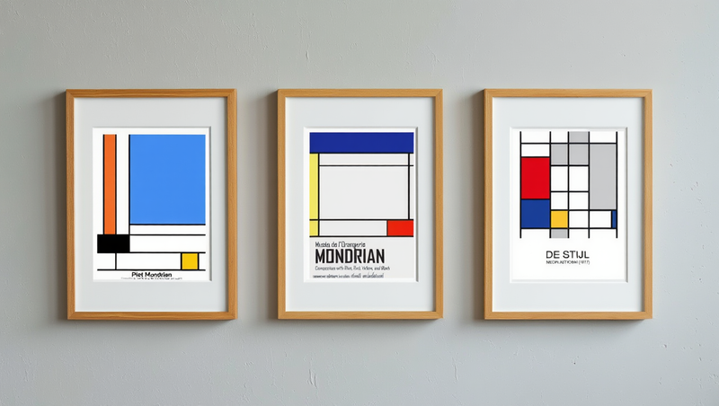 Piet Mondrian Wall Art Prints - Mix and Match