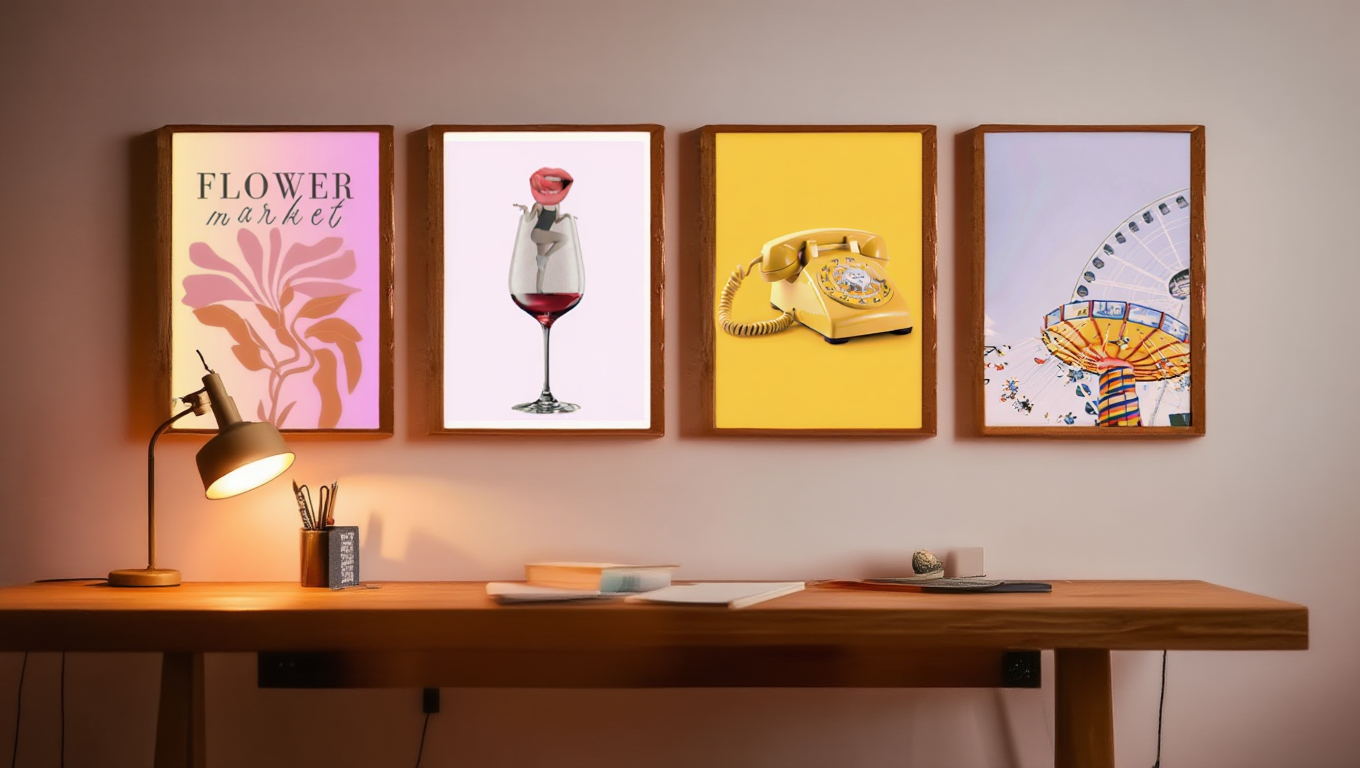 Retro Art Prints Sets