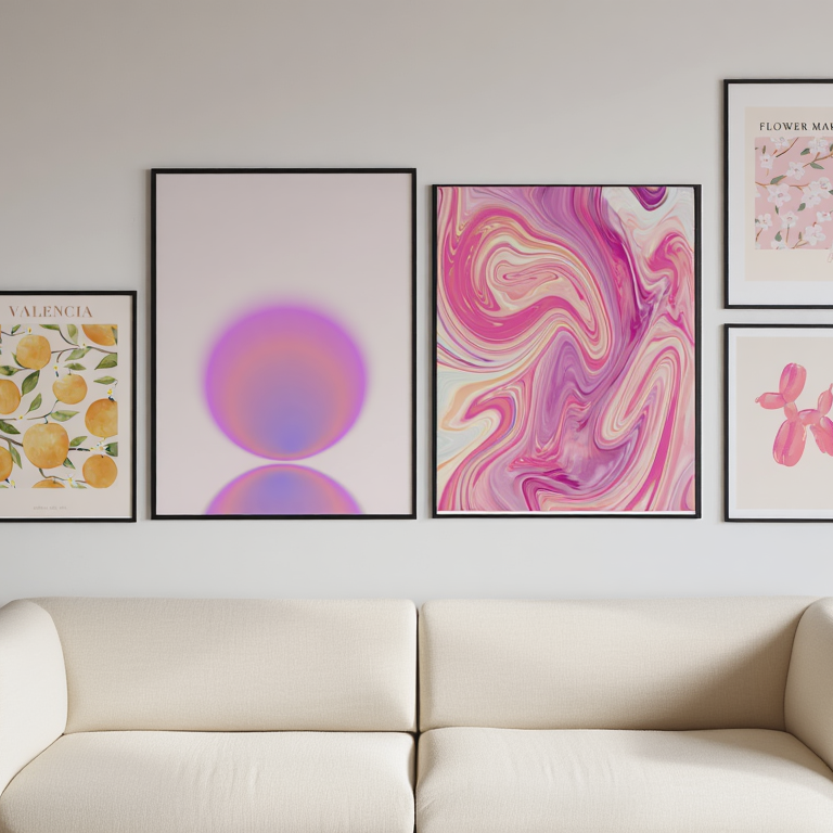 Dopamine Delights: 5 Vibrant & Joyful Wall Art Prints