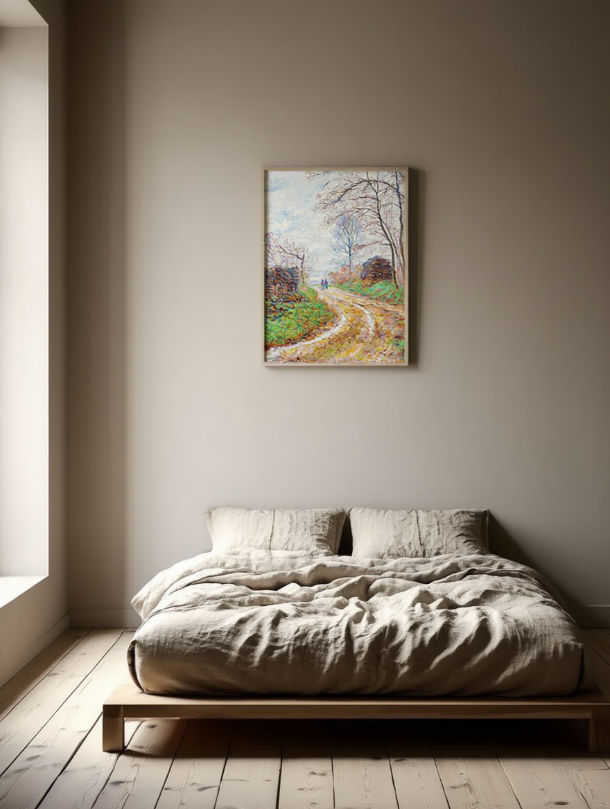 Chemin des Sablons à Moret