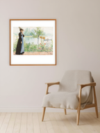 Karin at the Shore – Carl Larsson (1908) | Classic Art Print
