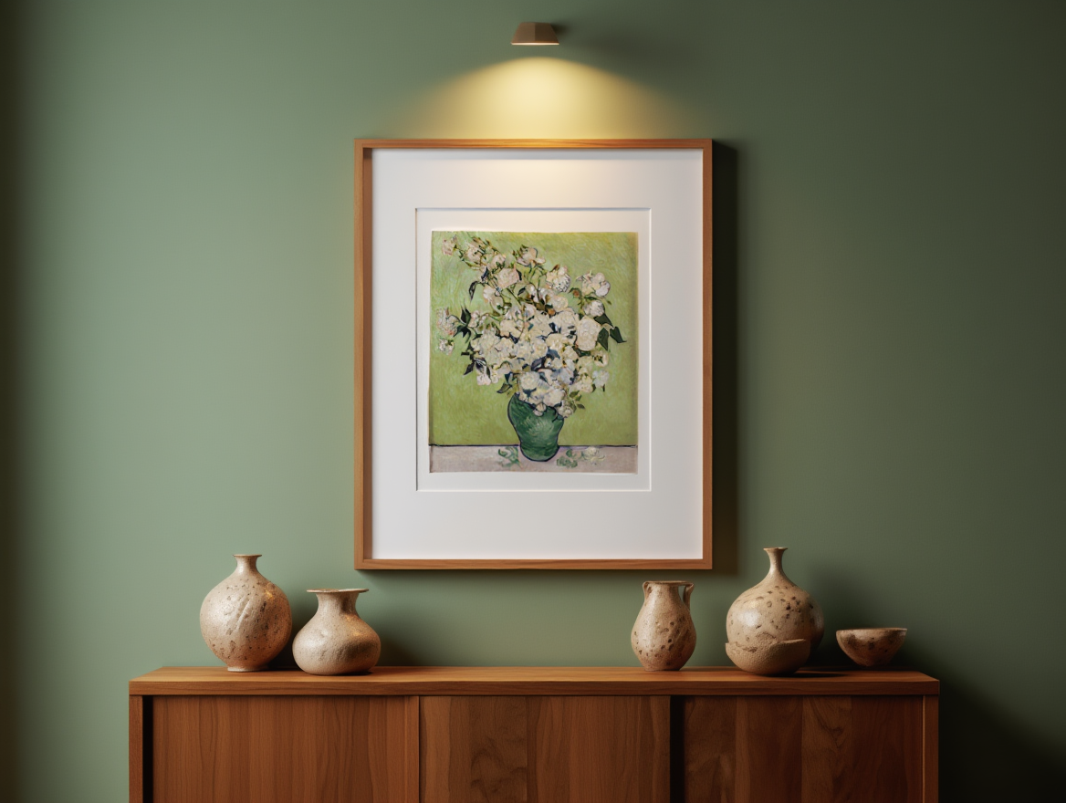 Vincent Van Gogh – Roses – Iconic Post-Impressionist Art Print