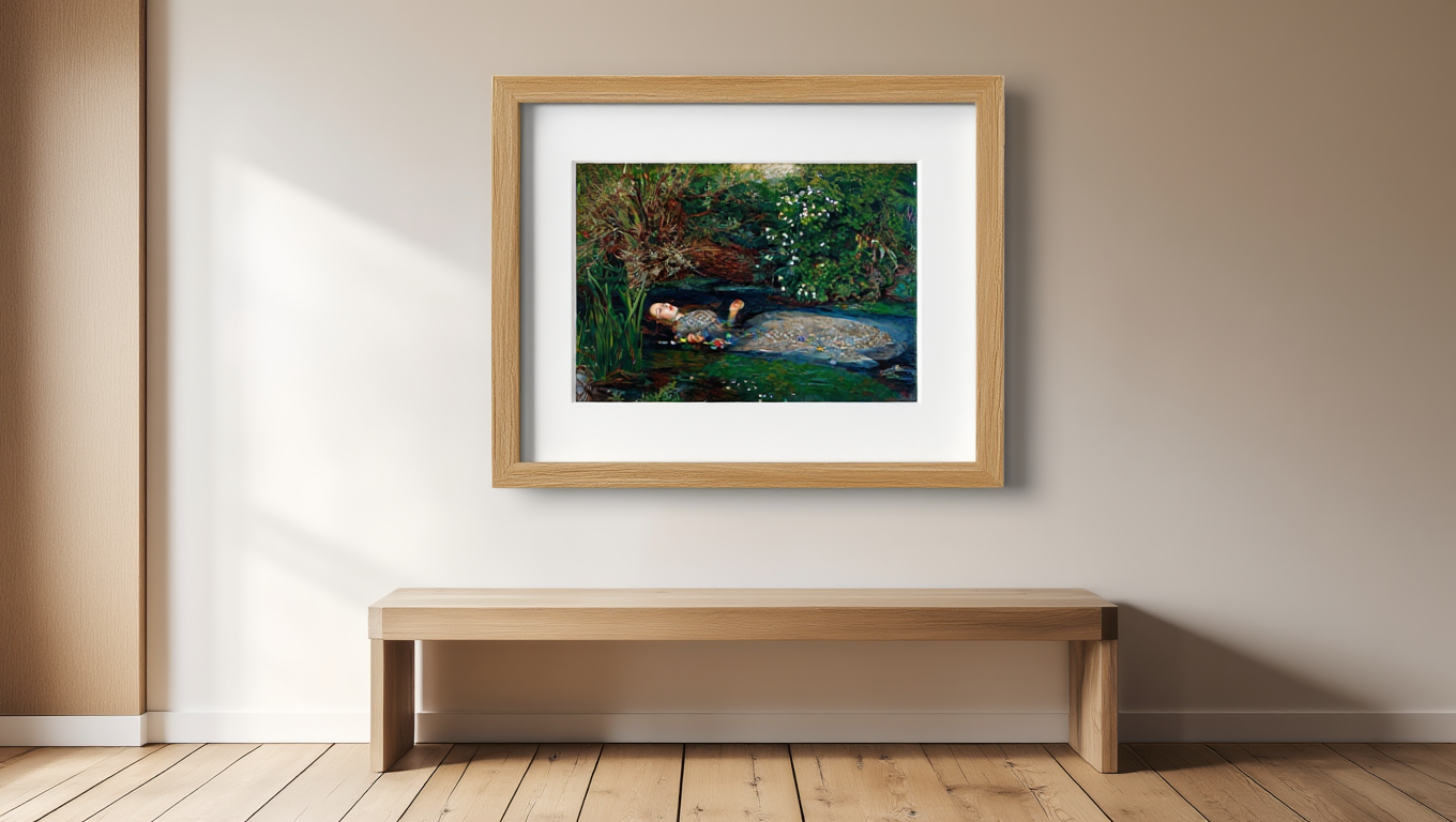 Ophelia by John Everett Millais – Pre-Raphaelite Masterpiece Art Print