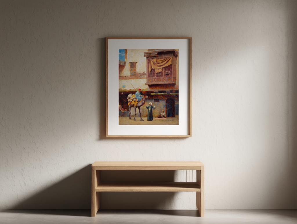 A Pottery Seller In Old Cairo