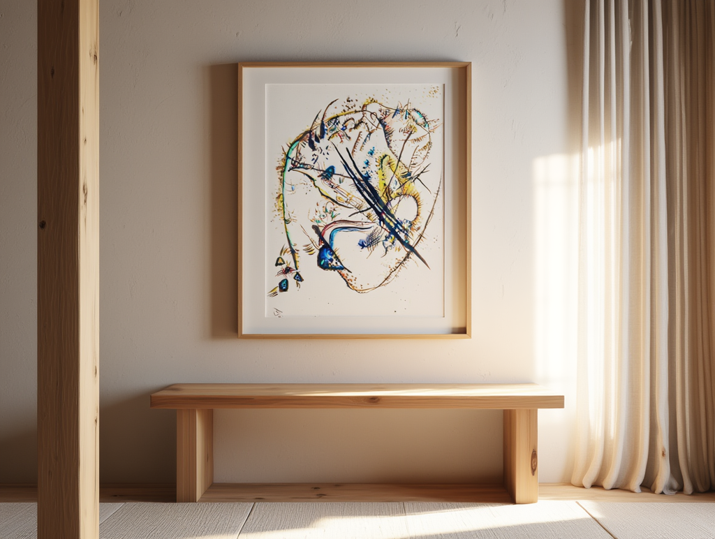 Wassily Kandinsky – Watercolour with Seven Strokes - Iconic Abstract Expressionist Print