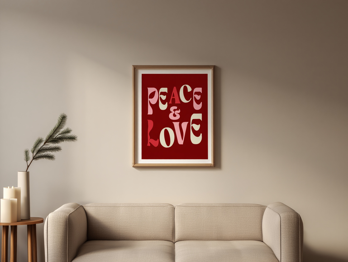 Peace & Love – Art Print