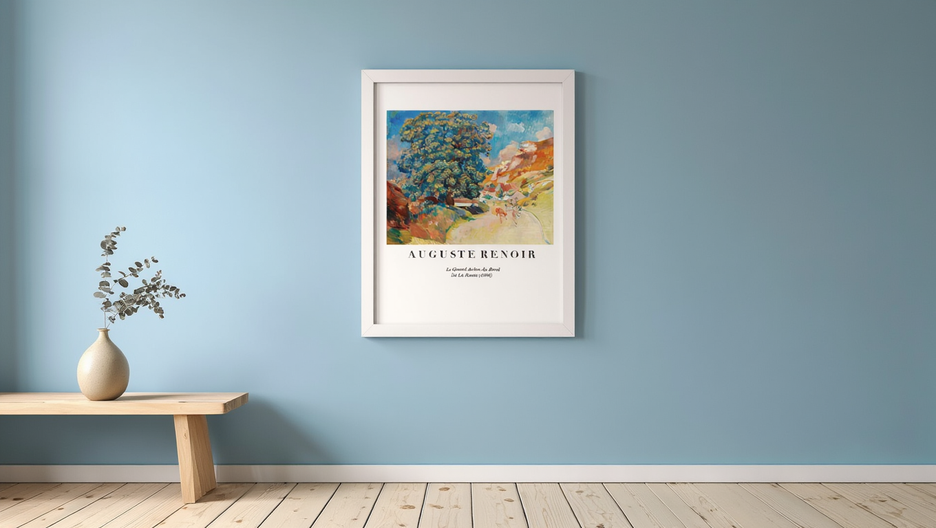 Auguste Renoir – Le Grand Arbre Au Bord De La Route - Iconic Impressionist Art Print