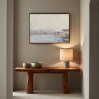 L’hiver à Moret – Alfred Sisley Poster | Impressionist Winter Landscape Art Print - Hakyarts