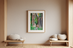 Through the Trees by George Wesley Bellows – American Realist Art Print