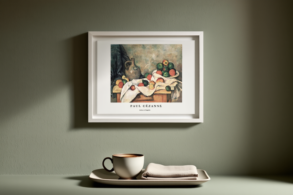 Paul Cezanne - Rideau 'Cruchon et Compotier' Poster | HakyArts