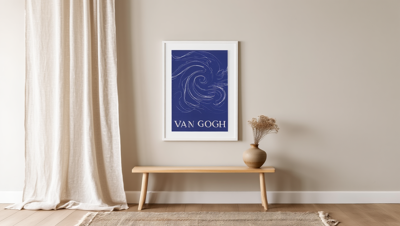 Van Gogh – Yves Klein Blue – Art Print