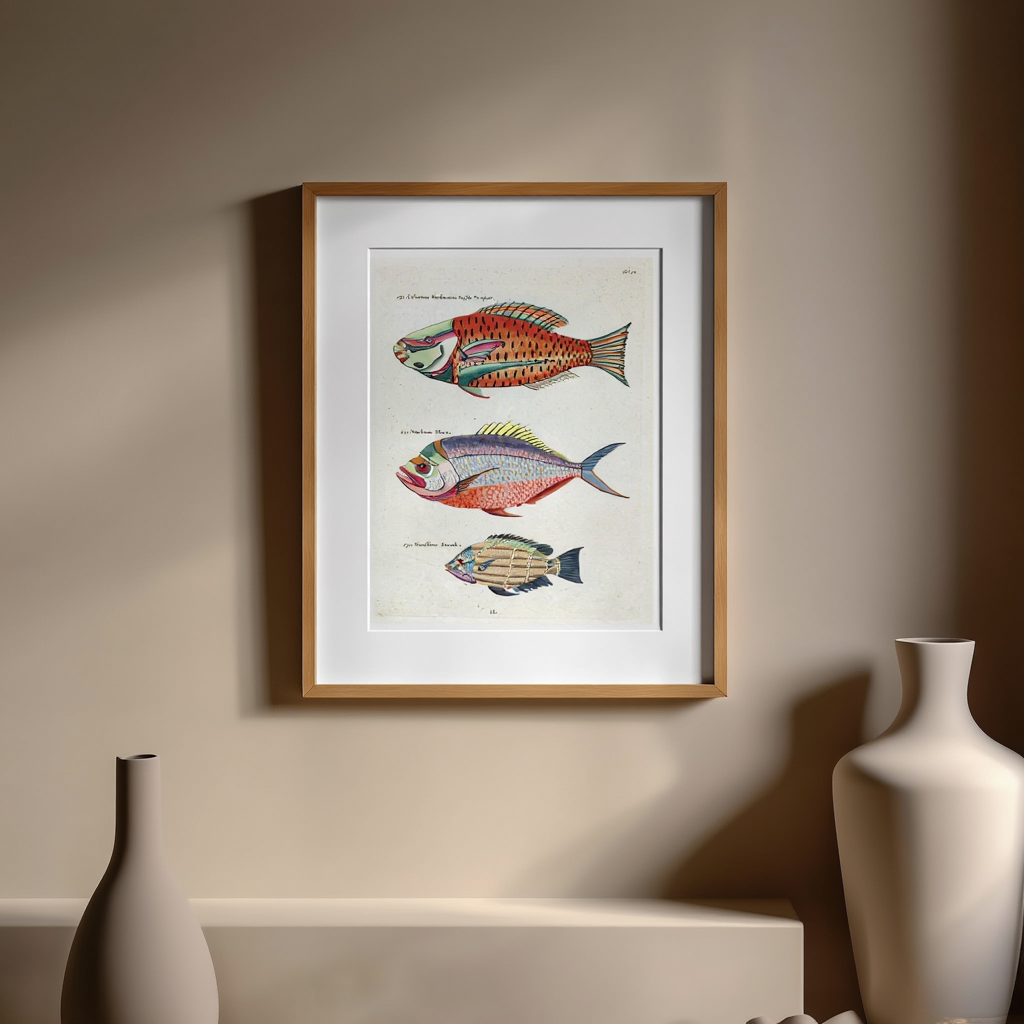 Louis Renard - Poissons Plate 32 Poster