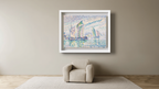 Le Chenal de La Rochelle – Paul Signac Poster | Neo‑Impressionist Maritime Art Print