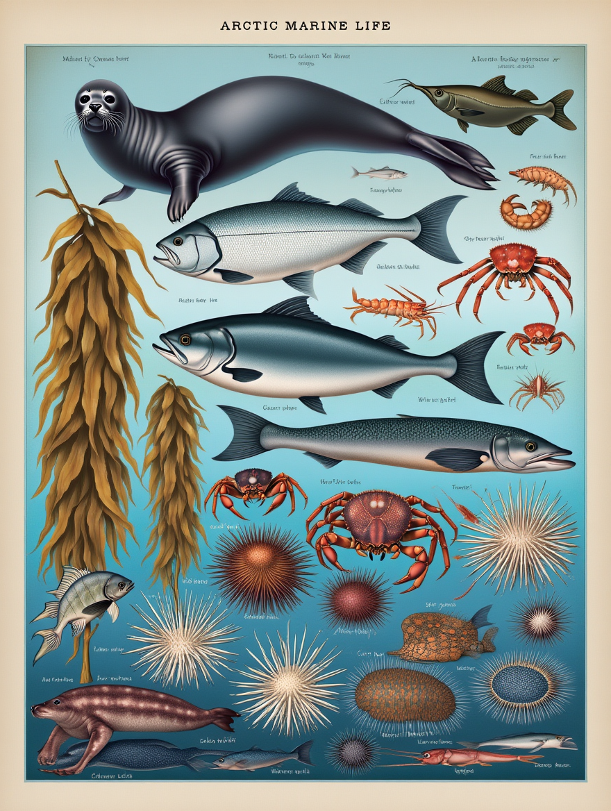 Adolphe Millot – Vintage Wildlife Trio