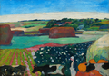 Haystacks in Brittany – Paul Gauguin Poster | Post-Impressionist Rural & Landscape Art Print - Hakyarts