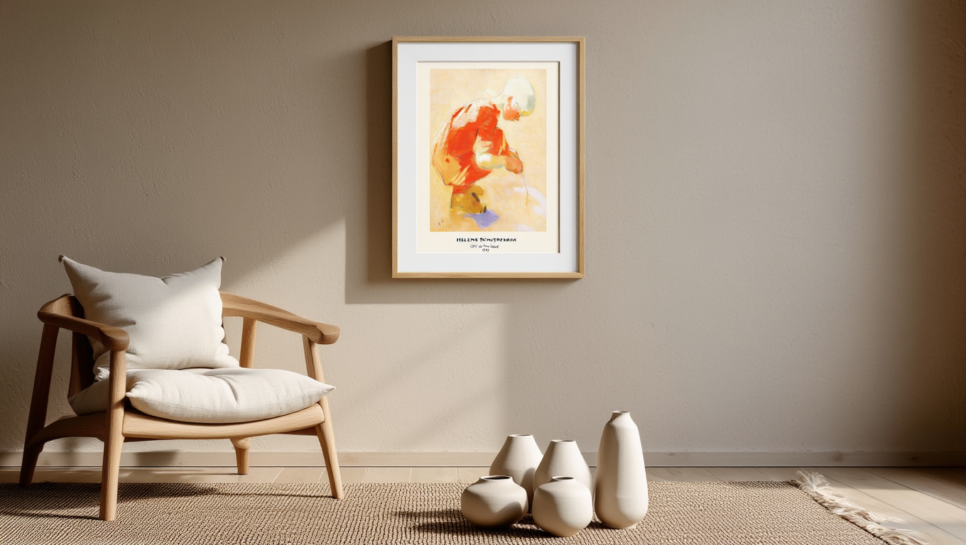 Helene Schjerfbeck – Girl on the Sand – Iconic Finnish Modernist Art Print