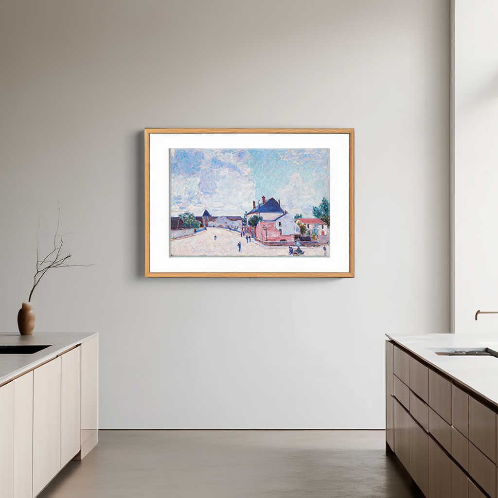 Alfred Sisley - Street in Moret