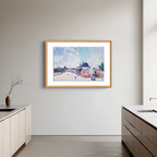 Street in Moret – Alfred Sisley Poster | Impressionist Landscape Art Print - Hakyarts