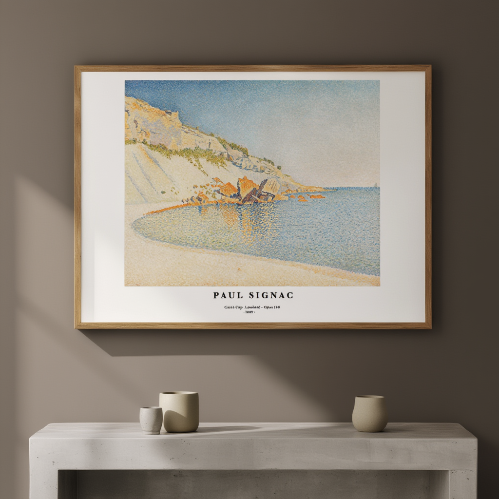 Paul Signac - Cassis 'Cap Lombard Opus 196' Poster