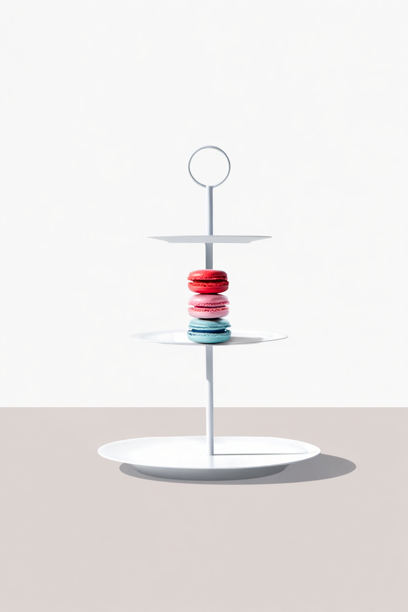 6 Nordic Dessert Prints – Minimalist Cake & Pastry Wall Art for Kitchen, Dining & Living Room Decor