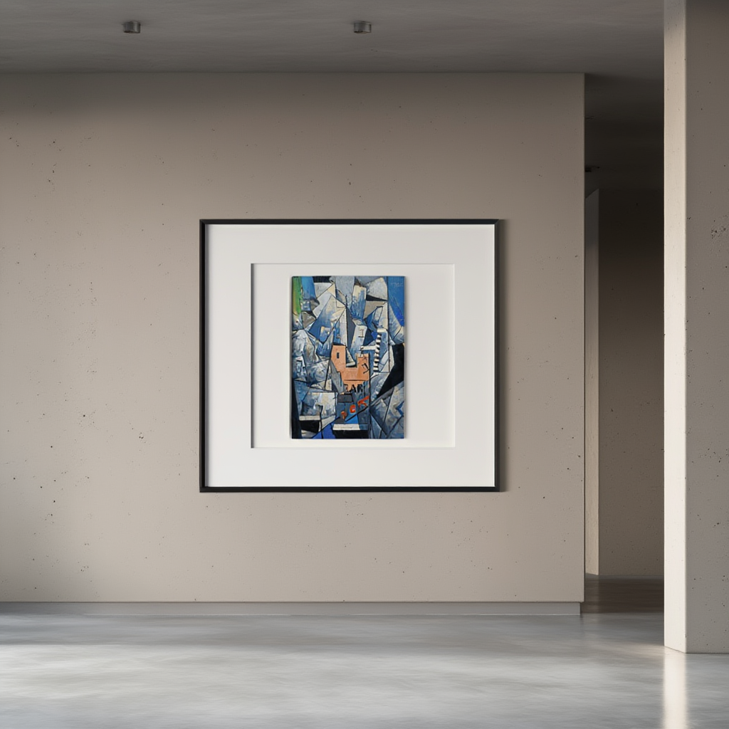 Le Bar du Port (1913) by Louis Marcoussis – Vintage French Cubist Art Print