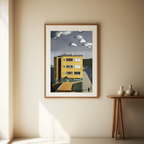 Från Eriksdal – Torsten Jovinge | Modernist Urban Landscape Art Print