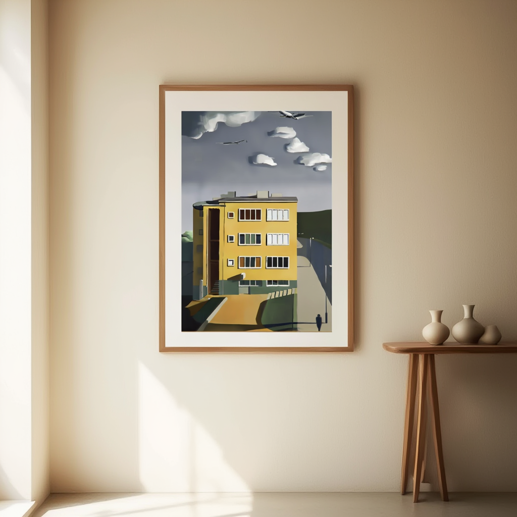 Från Eriksdal – Torsten Jovinge | Modernist Urban Landscape Art Print
