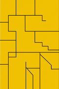Yellow Geometric Harmony – Bauhaus-Inspired Form Study