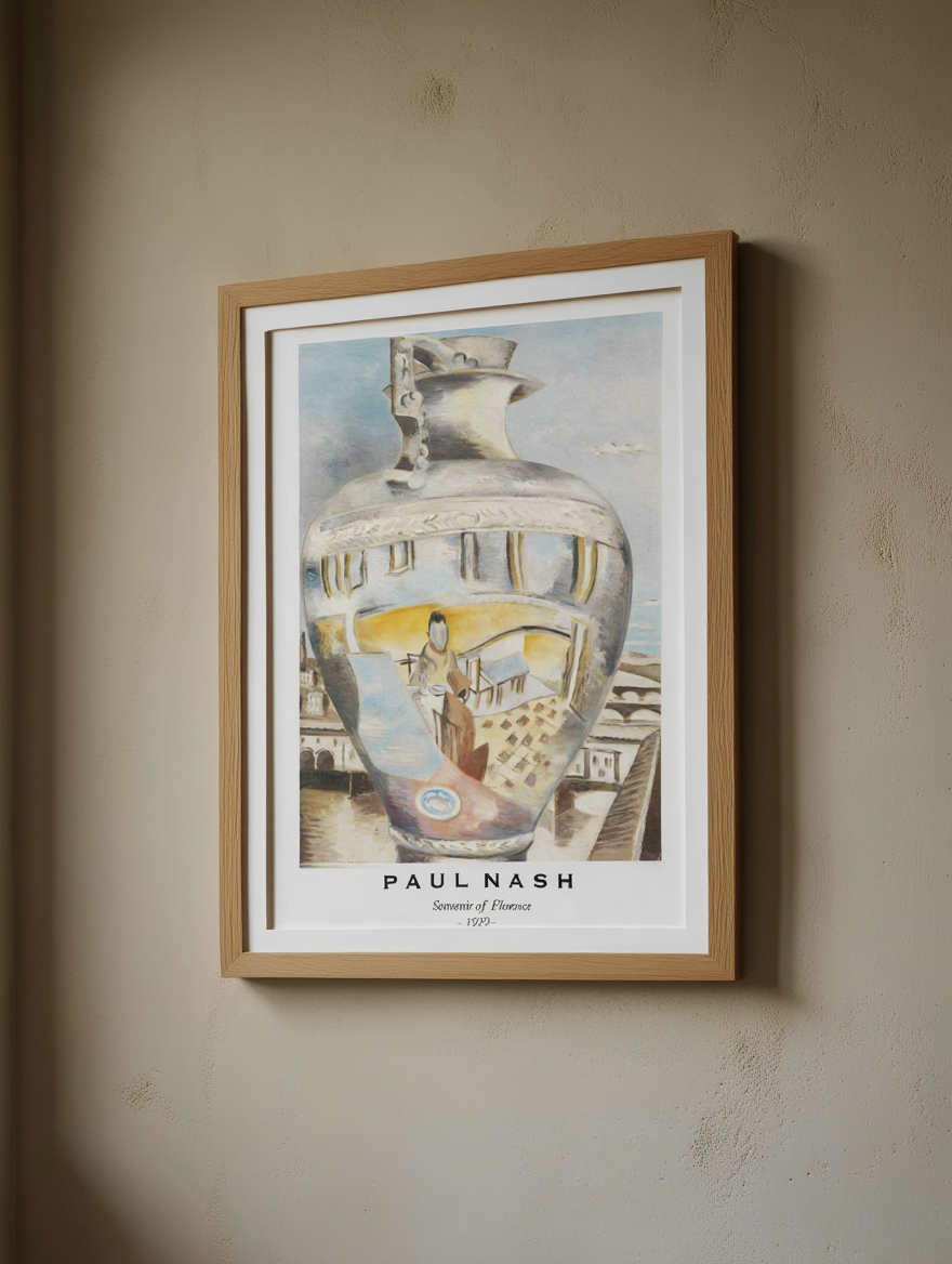 Paul Nash – Souvenir of Florence – Iconic Modernist Art Print