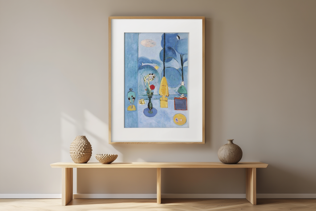Henri Matisse – La Glace sans Tain (The Blue Window) Poster | Modern Art Print for Home Decor