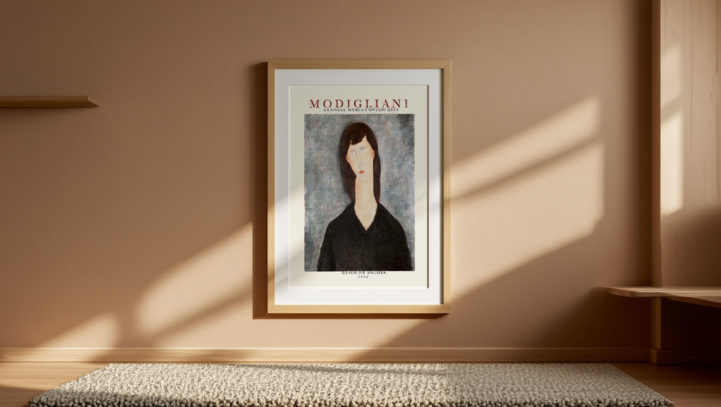 Amedeo Modigliani - Busto de Mulher Poster