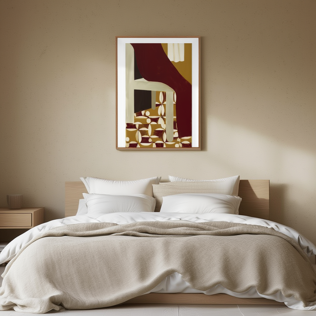Windowed Daydream – Interior Illustrative Art Print - Hakyarts