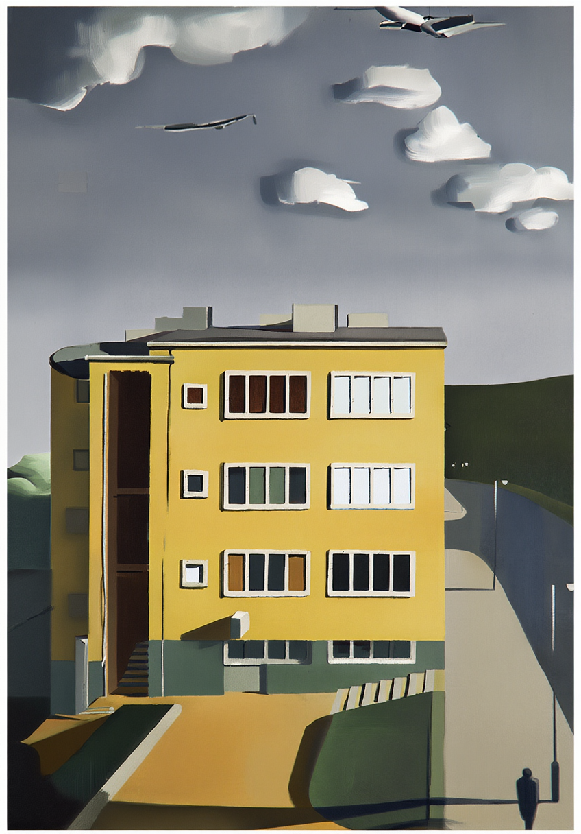 Från Eriksdal – Torsten Jovinge | Modernist Urban Landscape Art Print