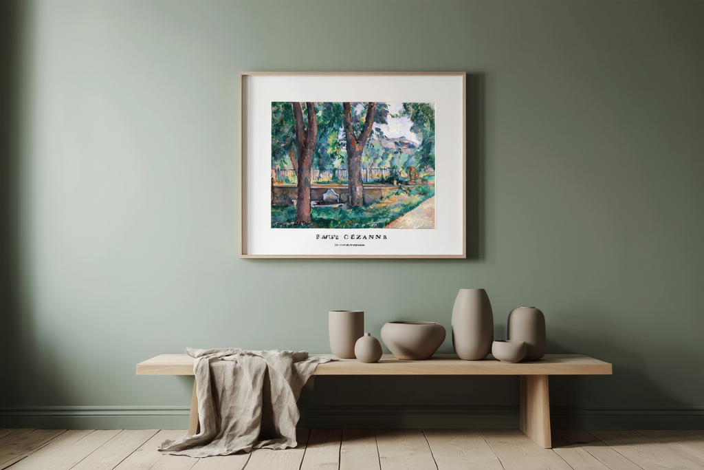 Paul Cézanne - The Pool at Jas de Bouffan Poster