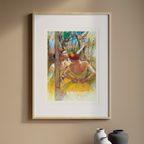 Dancers – Impressionist Ballet Art Print by Edgar Degas, 1896 - Hakyarts