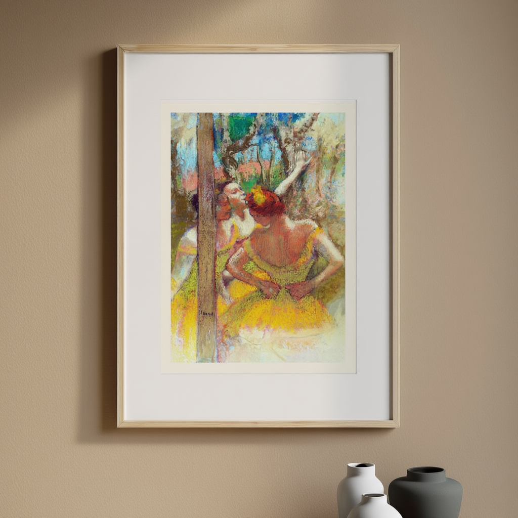 Dancers – Impressionist Ballet Art Print by Edgar Degas, 1896