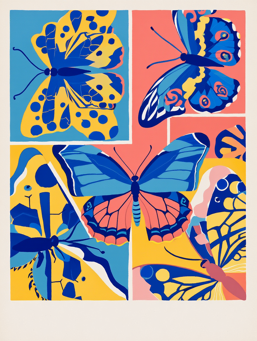 Émile-Allain Séguy – Deco Nature Trio - 3 Prints Mix & Match