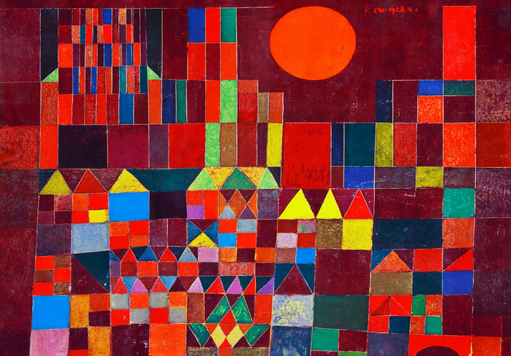 Paul Klee - Slot og sol | HakyArts